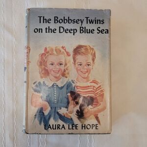 The Bobbsey Twins on the Deep Blue Sea Book Published 1946 by Laura Lee Hope EUC